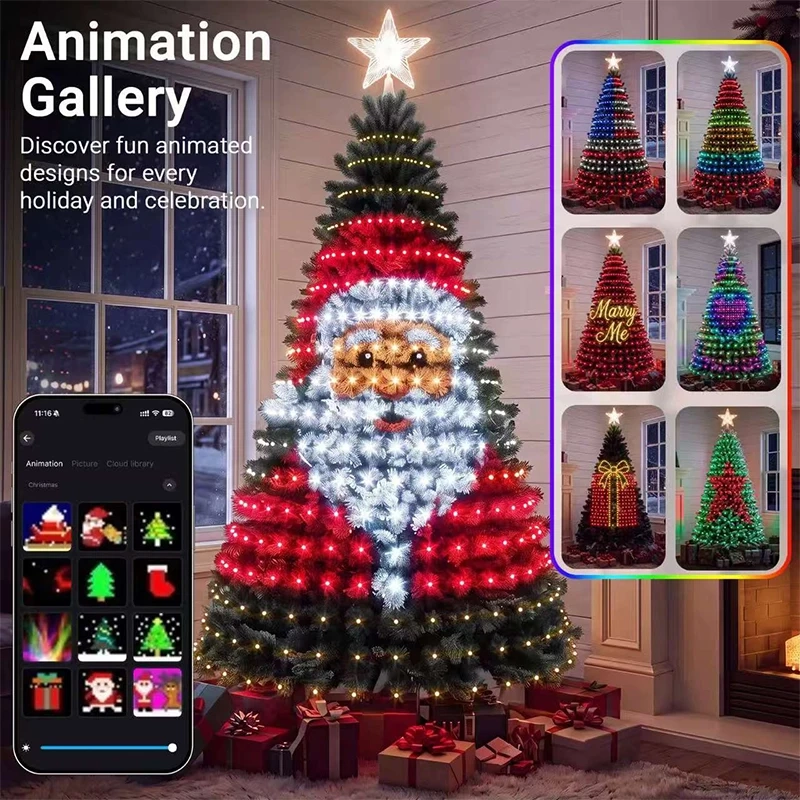 PixelPine™ Smart Christmas Tree Lights